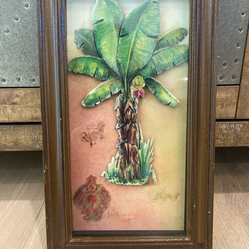 Royal Palm Framed Tropical Wall Art - Picture 9 of 9